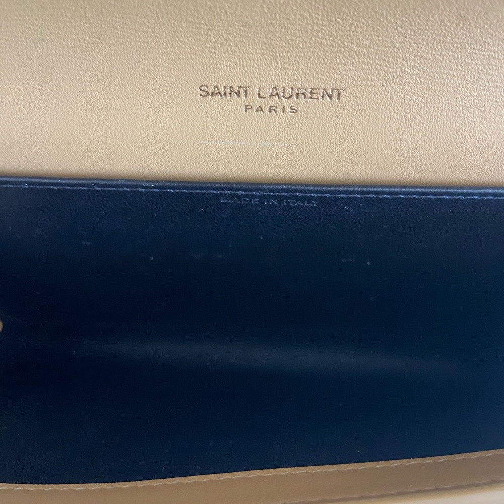 Saint Laurent UPTOWN CHAIN WALLET IN MICRO RAFFIA - Picture 4 of 5